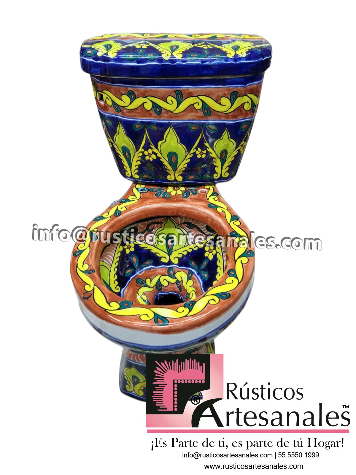 WC de Talavera Durango Taza Corta con Tanque (sin herrajes ni asiento)