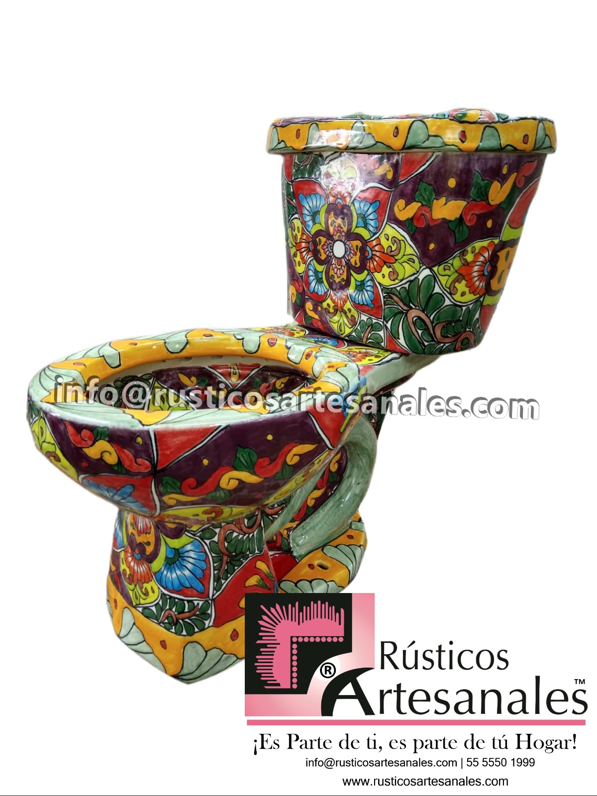 WC de Talavera Jessica Taza Larga con Tanque (sin herrajes ni asiento)