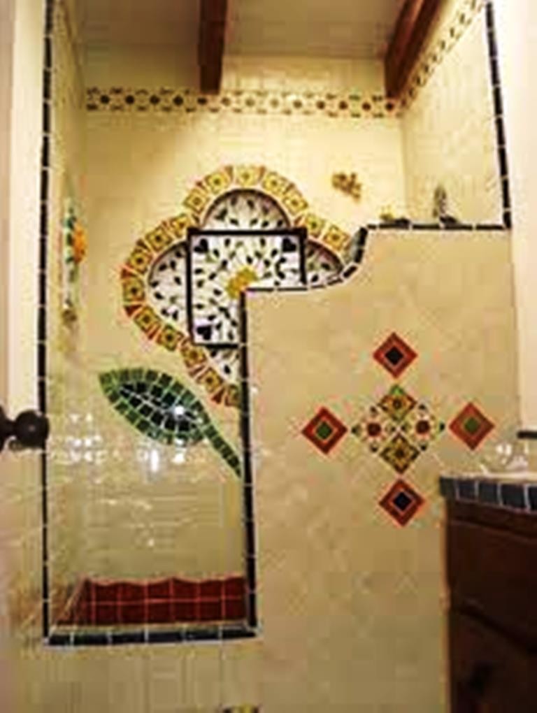 Baño Blanco Mexicano y Varios Decorados con Creatividad