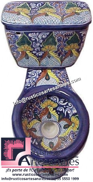 WC de Talavera Morelia Taza Corta con Tanque (sin herrajes ni asiento)