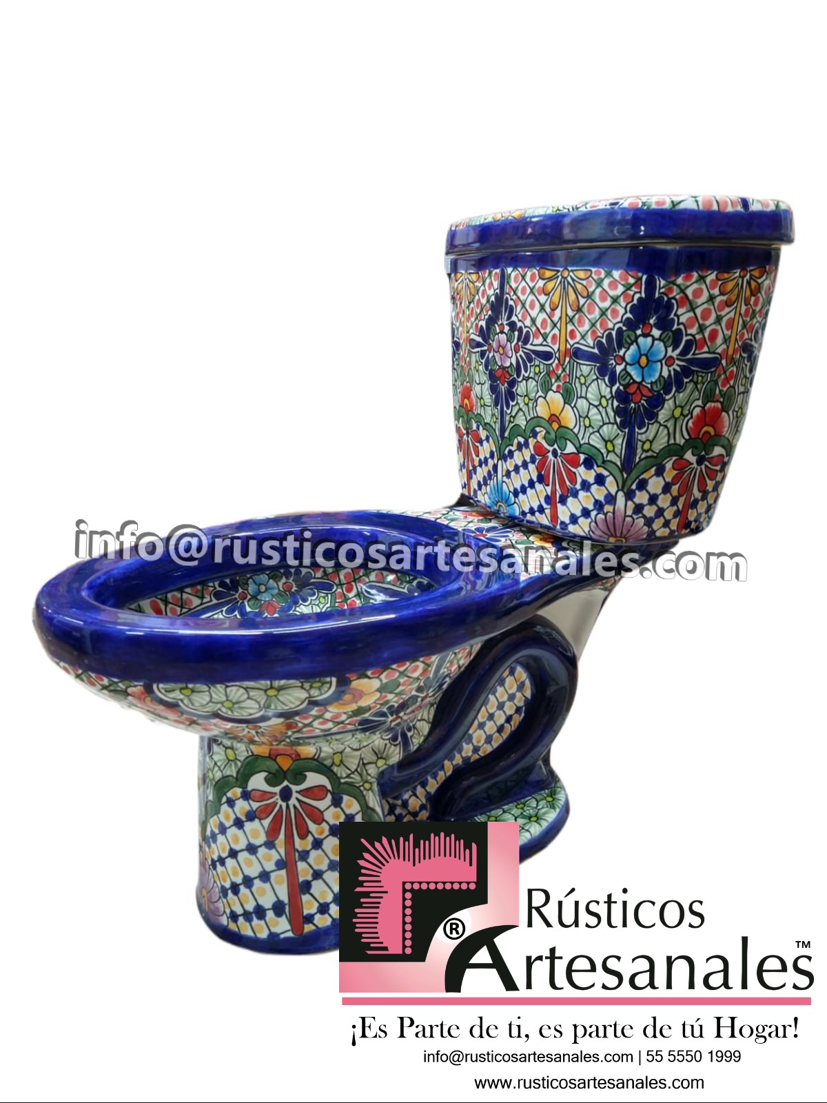 WC de Talavera San Miguel Taza Larga con Tanque (sin herrajes ni asiento)