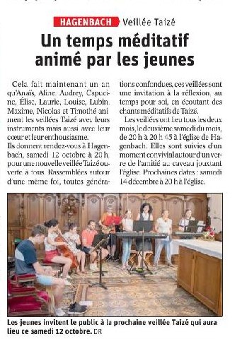 L'Alsace - 11/10/2019