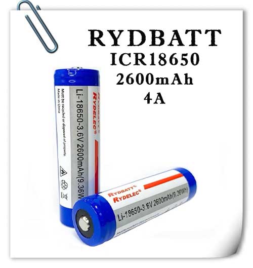 RYDBATT ICR18650 2600mAh