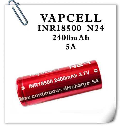 Vapcell INR18500 N24 2400mAh  5А