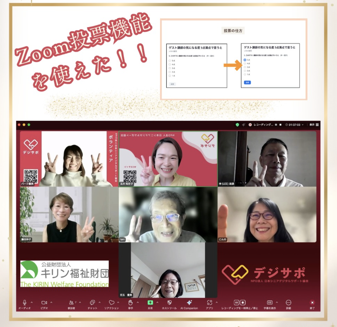 ゲスト講師を選ぶZoom選挙