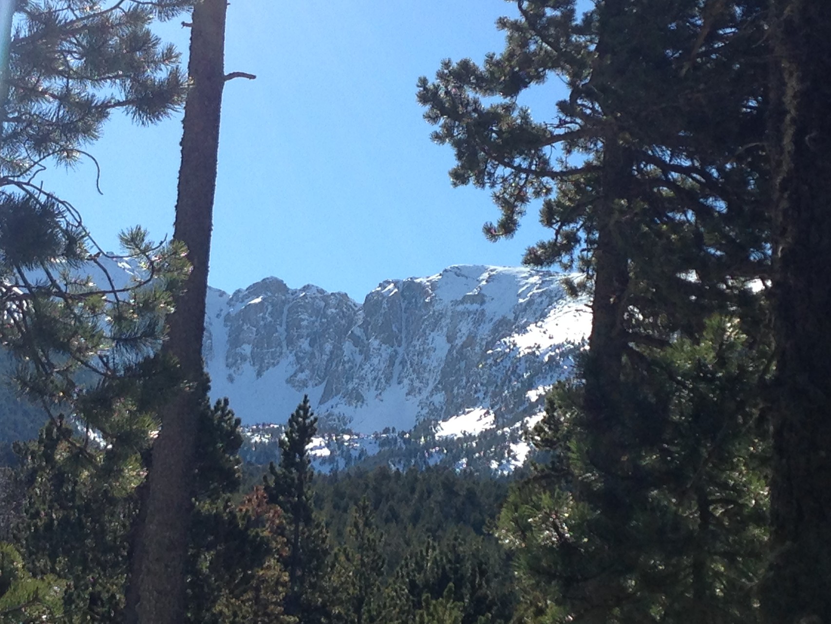 Le magnifique paysage de la rando raquette