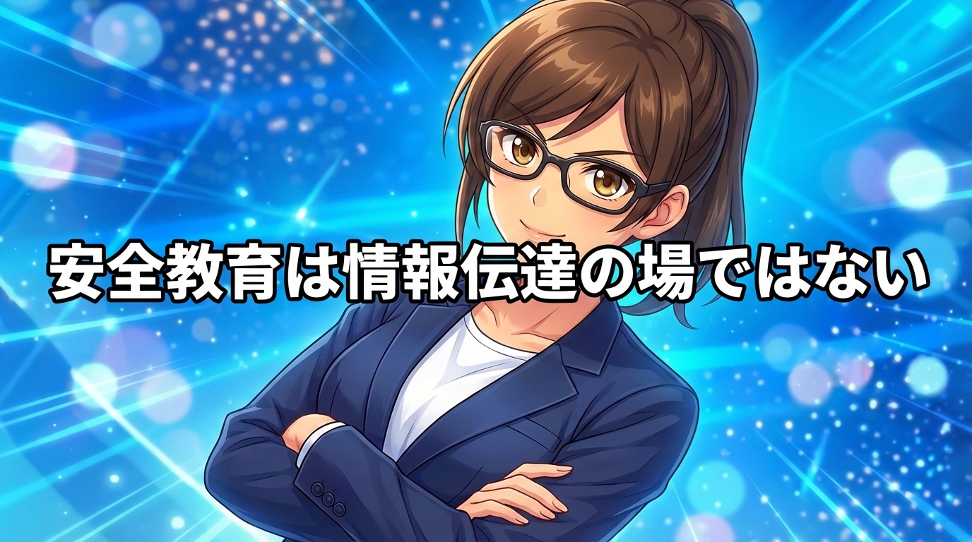 オンライン安全教育では拾えない合図と 対面講習でしか見えない安全のサイン