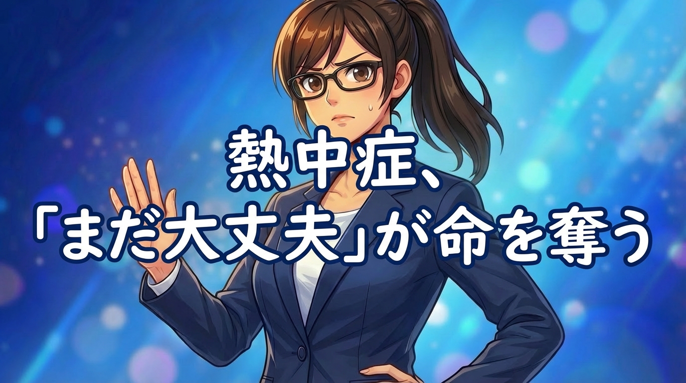 熱中症「まだ大丈夫」が命を奪う