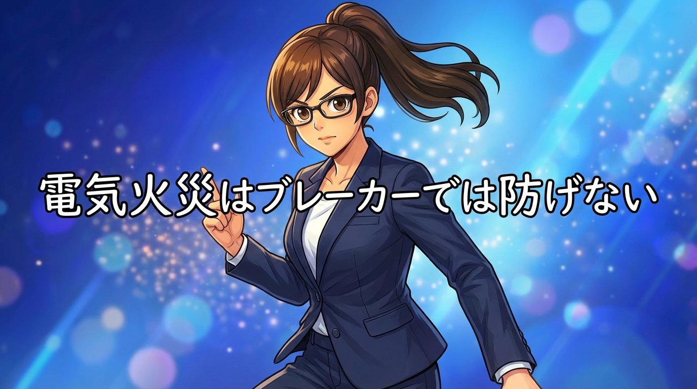 電気火災(制御盤)はブレーカーでは防げない