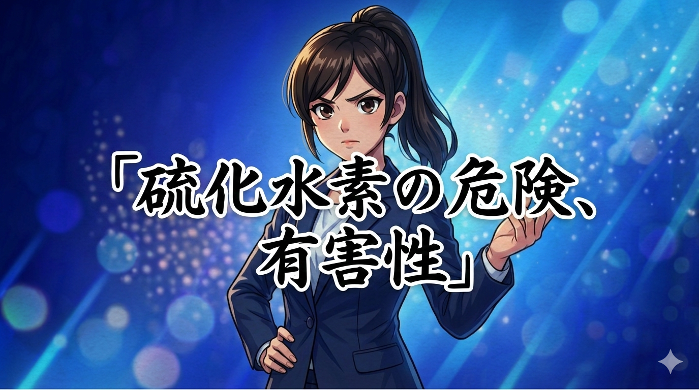 「無臭だから安全」は死への入口。硫化水素事故を防ぐのは鼻ではなく「構造」である