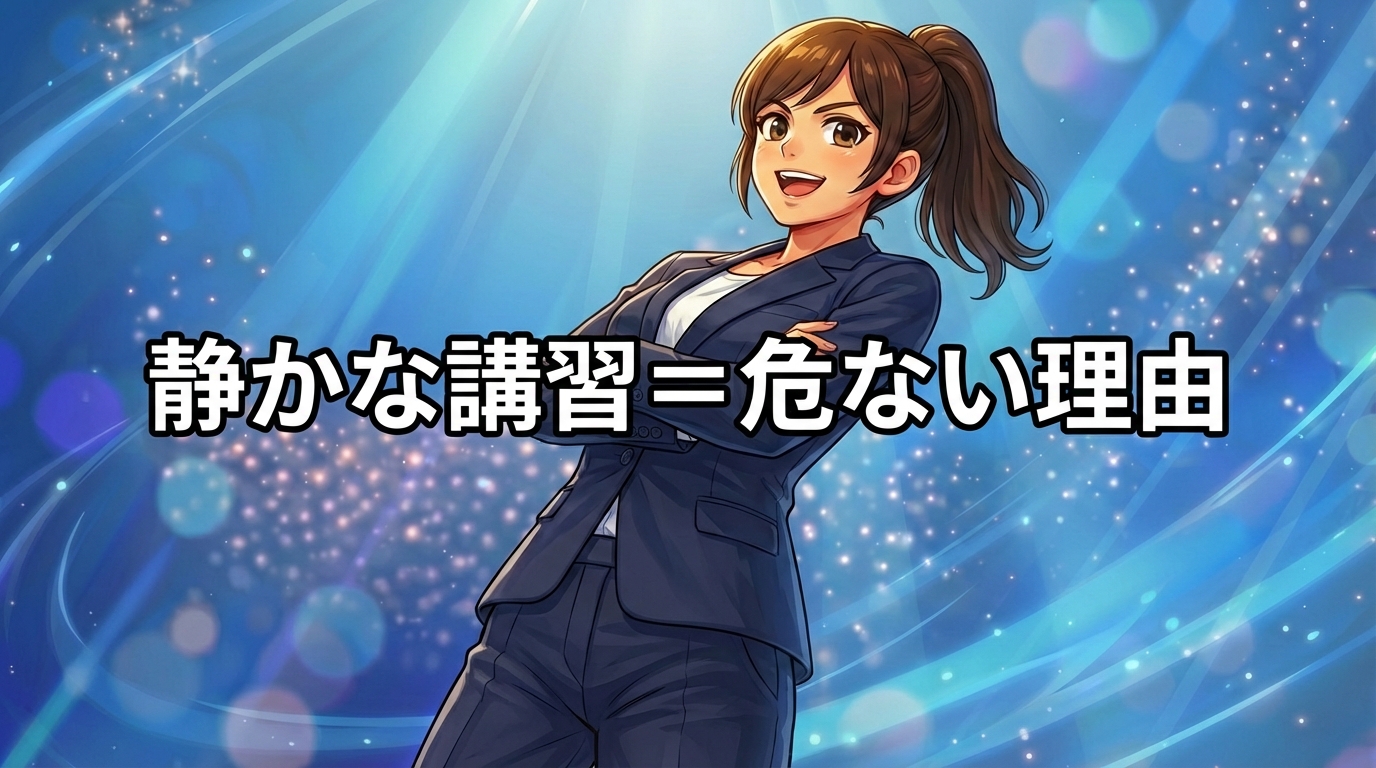 静かな講習ほど危ない理由