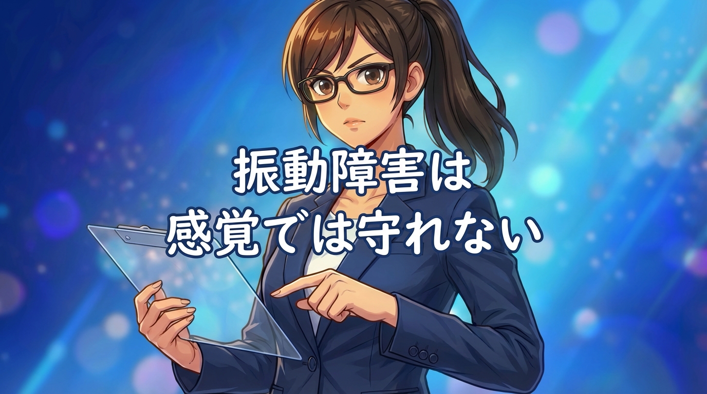 振動工具の使用時間「だいたいこれくらい」は労災の入り口。振動工具のばく露時間を数値化管理が必須条件。