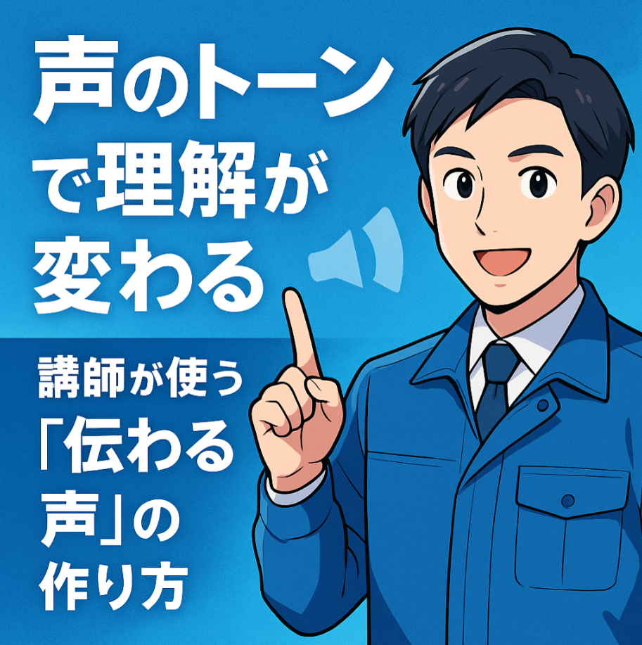 安全教育は声のトーンで理解が変わる｜講師が使う「伝わる声」の作り方