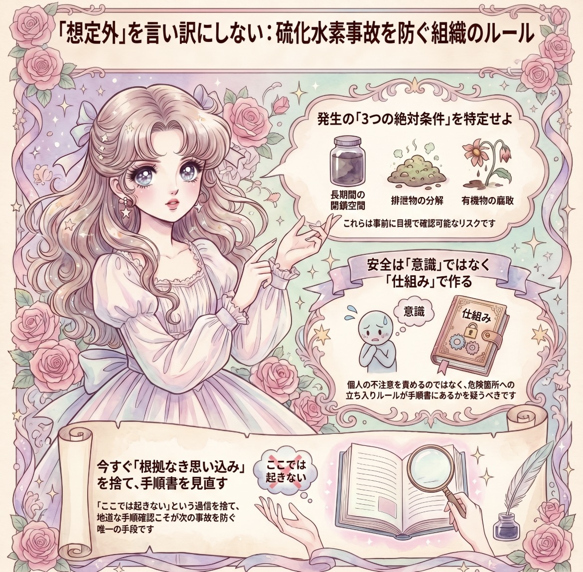 硫化水素事故の「まさか」は嘘である。手順書の欠陥が引き起こす必然の事故