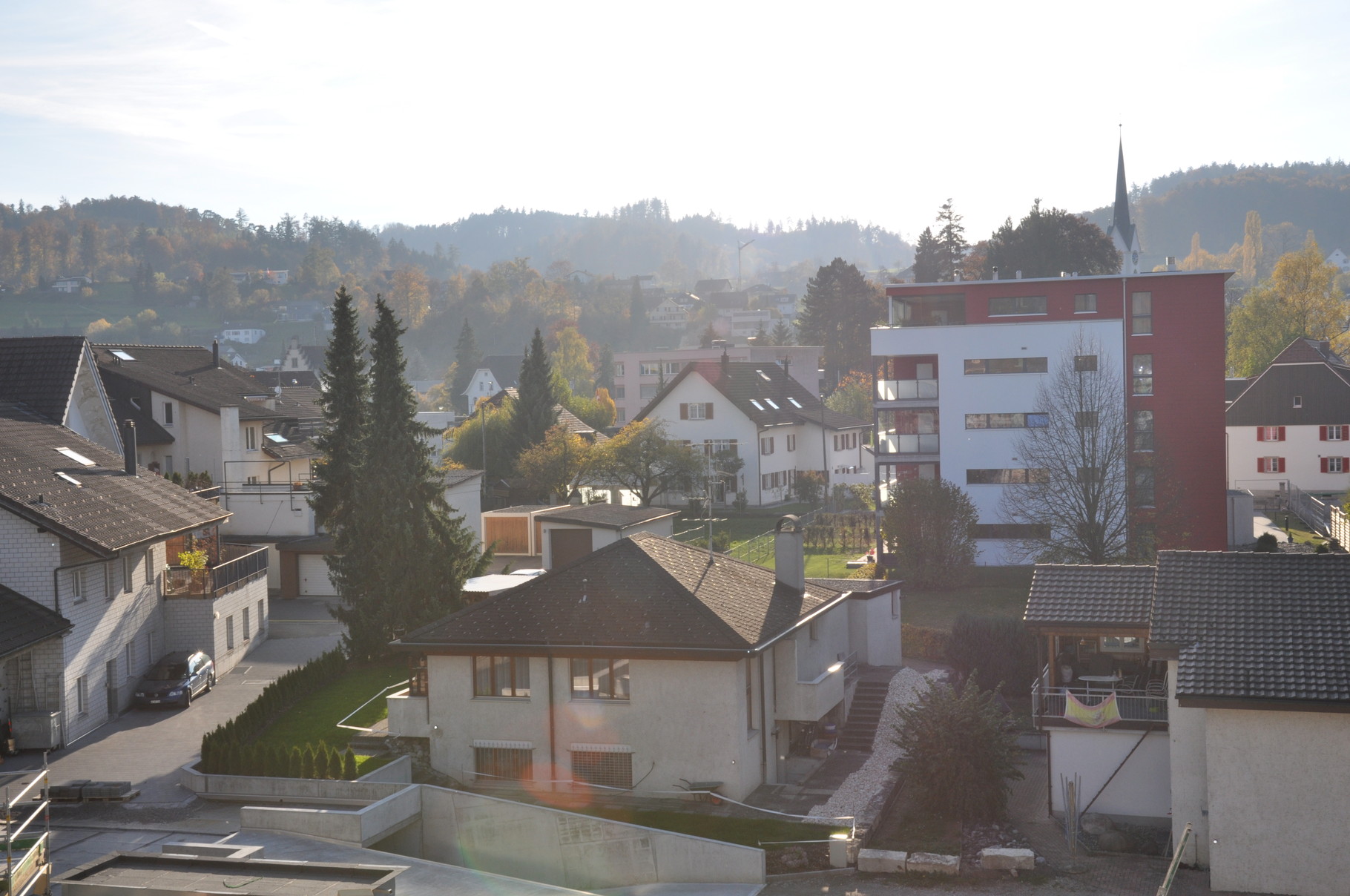 Aussicht in Richtung Südwesten (Innenhof)