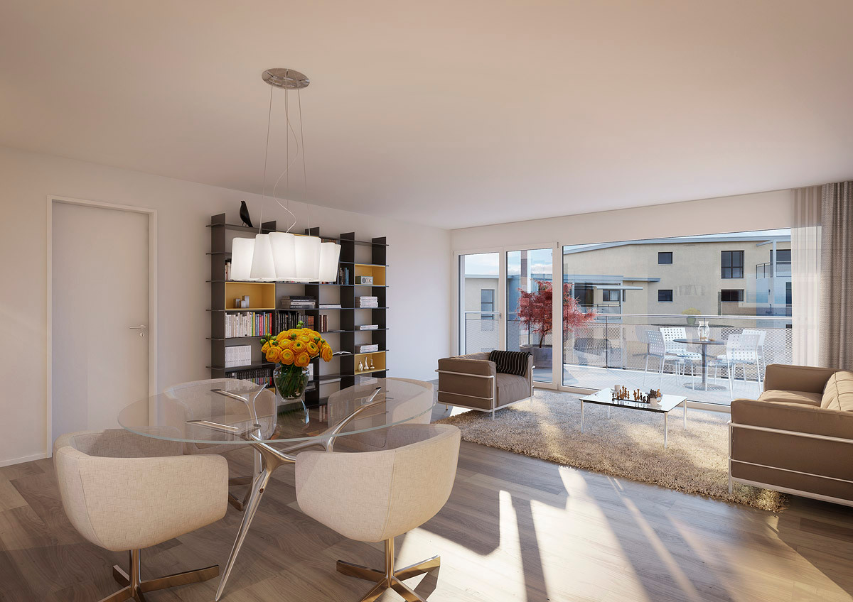 2,5 Zimmer Wohnung Einheit C (Visualisierung)