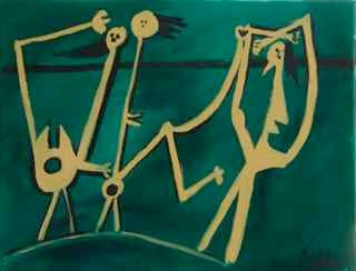 après Picasso ‹‹les acrobats››