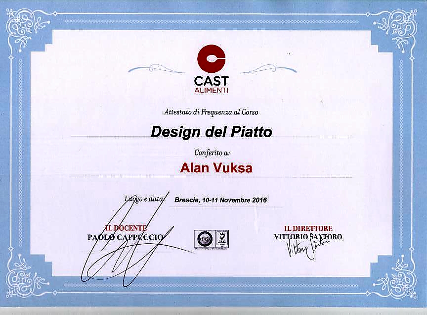 Plate Food Design in Bergamo (Italy)