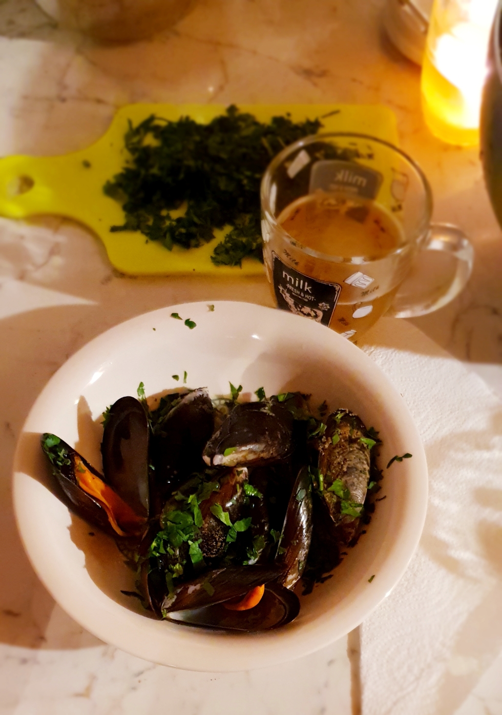 Mussels alla marinara 