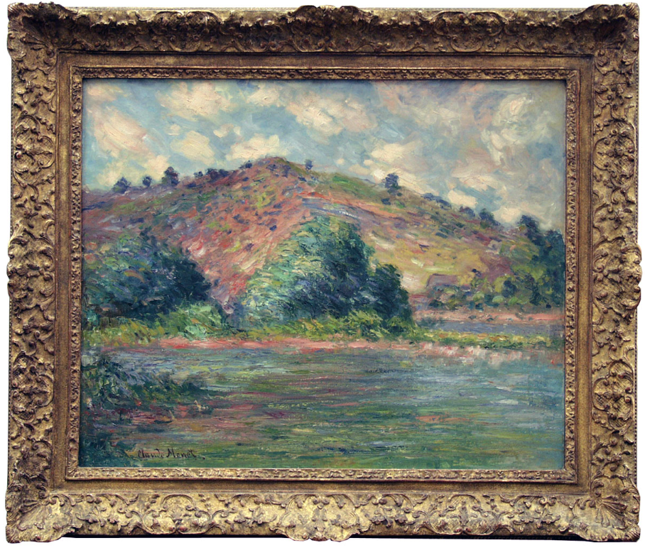 Falsificazione del dipinto di Monet "Sulle rive della Senna a Port Villez", ca. 1920, olio su tela, ©Wallraf-Richartz Museum, Colonia