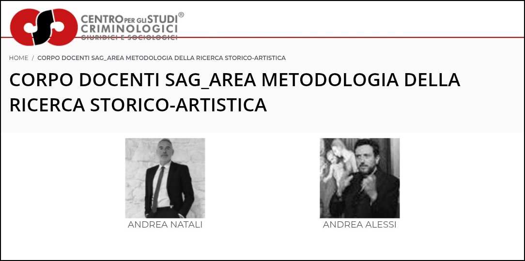 SCUOLA BIENNALE DI ALTA FORMAZIONE IN ARCHEOLOGIA GIUDIZIARIA® E  CRIMINI CONTRO IL PATRIMONIO CULTURALE  – SAG –