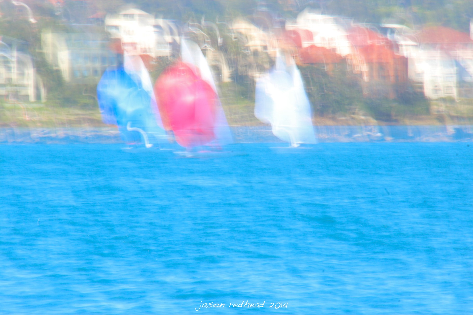  11-10-14 photographic impressionism; this could pass as one of claude monet's fine pieces or one of pablo picasso's fine works. maybe one day i will be as famous as either of these guys. kirribilli wharf, nsw