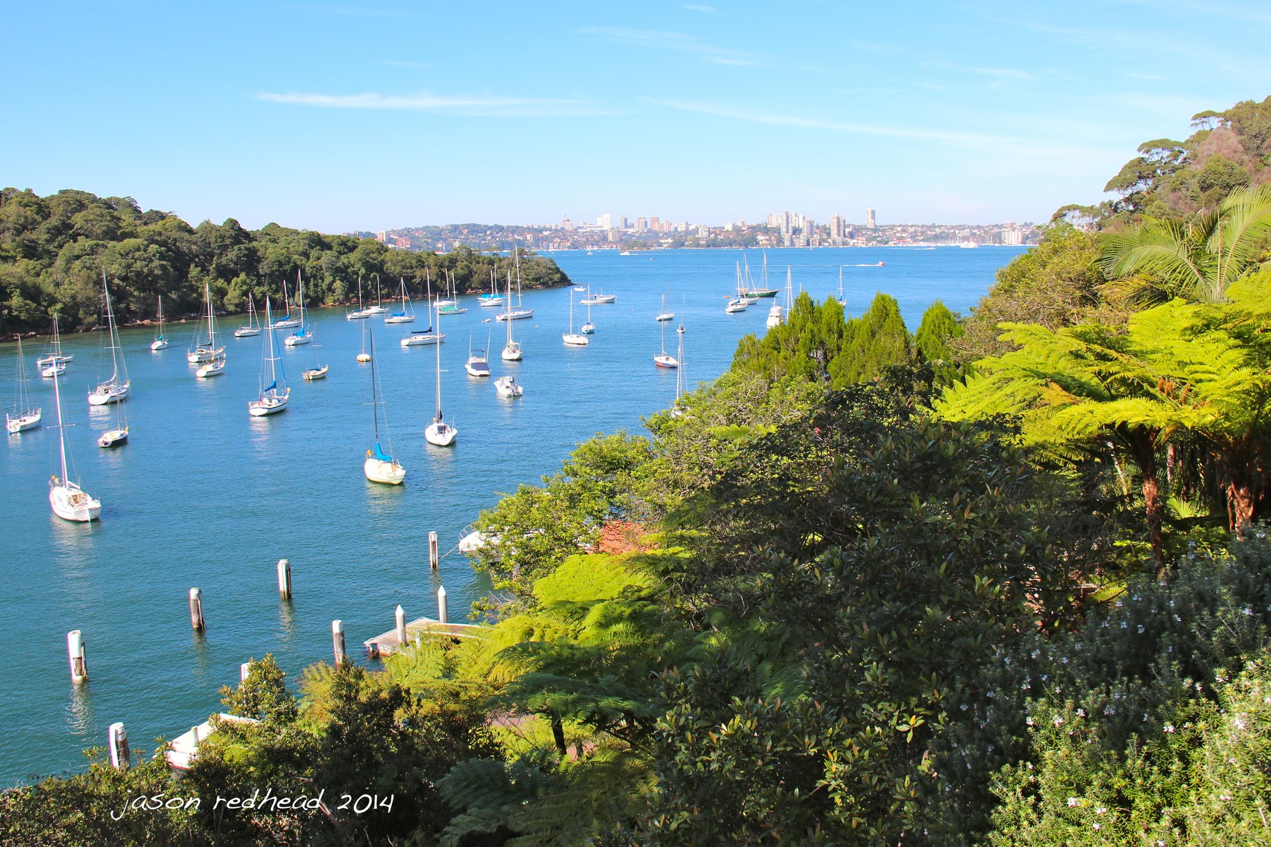  15-09-14 sail anyone?; yeah, if these boats ever moved, then this would be how the rich people lived...but they never go anywhere. sirus cove, nsw 