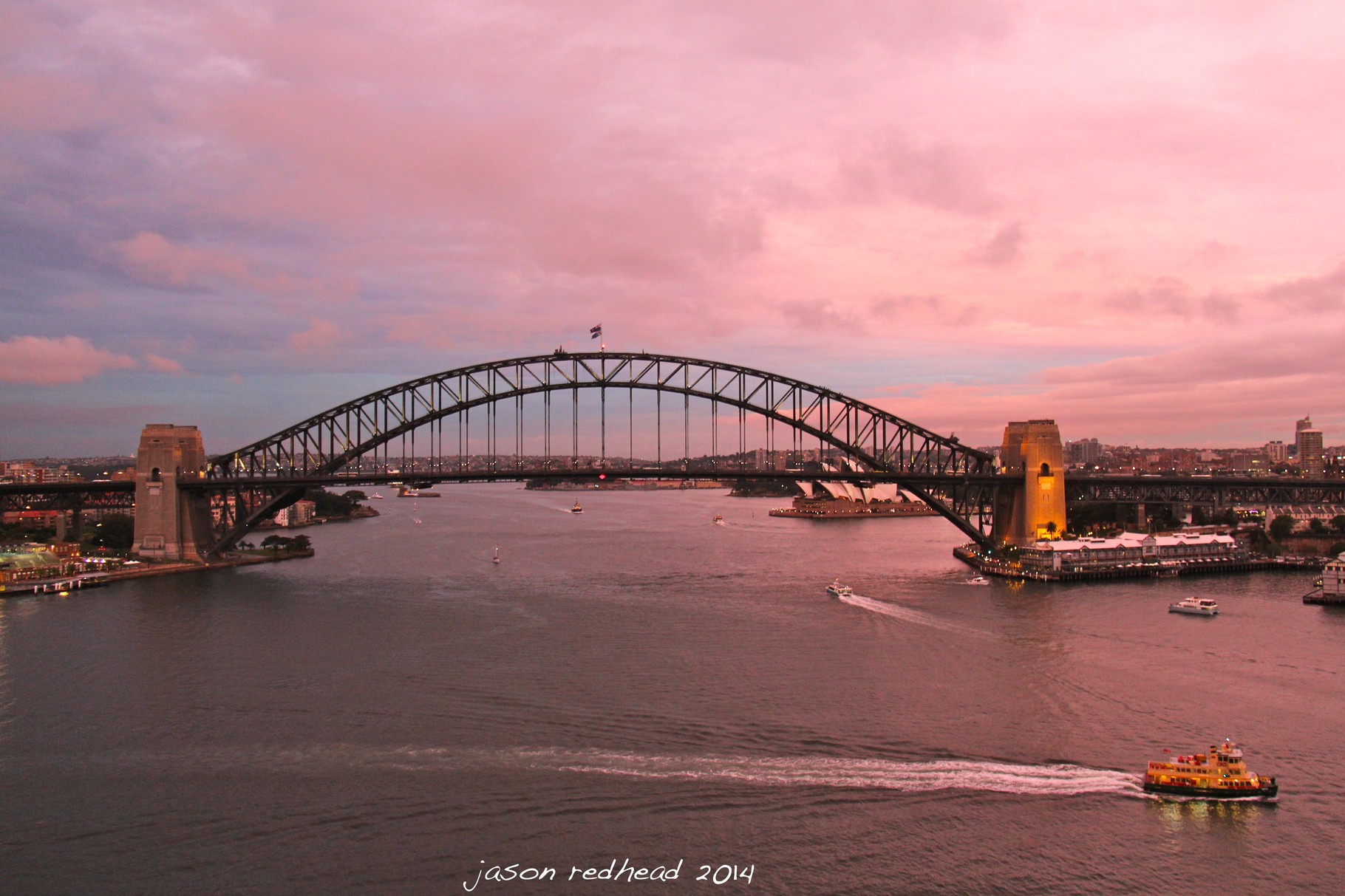  04-04-14 date night; thanks suz for the romantic music and stunning view and kiwi cider and  frozen ice. i think new jersey will like this one, mcmahons point, nsw 