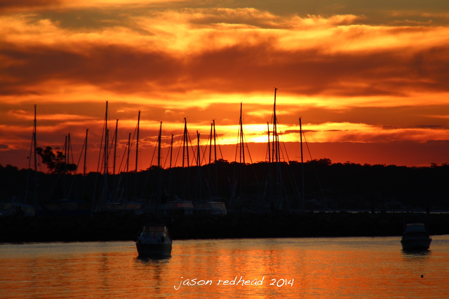  22-02-14 see you tomorrow; beautiful way to end the day, pitwater, nsw 