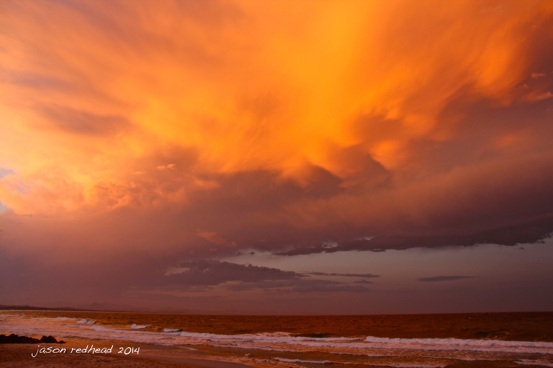  31-10-14 halloween in the sky; whooooo, time to get your creep on and scare all those little kids. or just through toilet paper and eggs all over them...just don't get chased by police and there barking dogs! manly beach, nsw