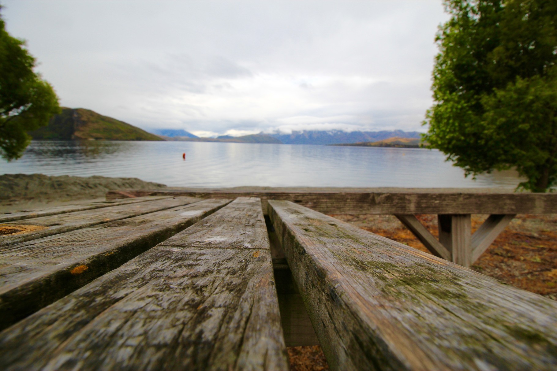 the view up the lake from Glendhu Bay