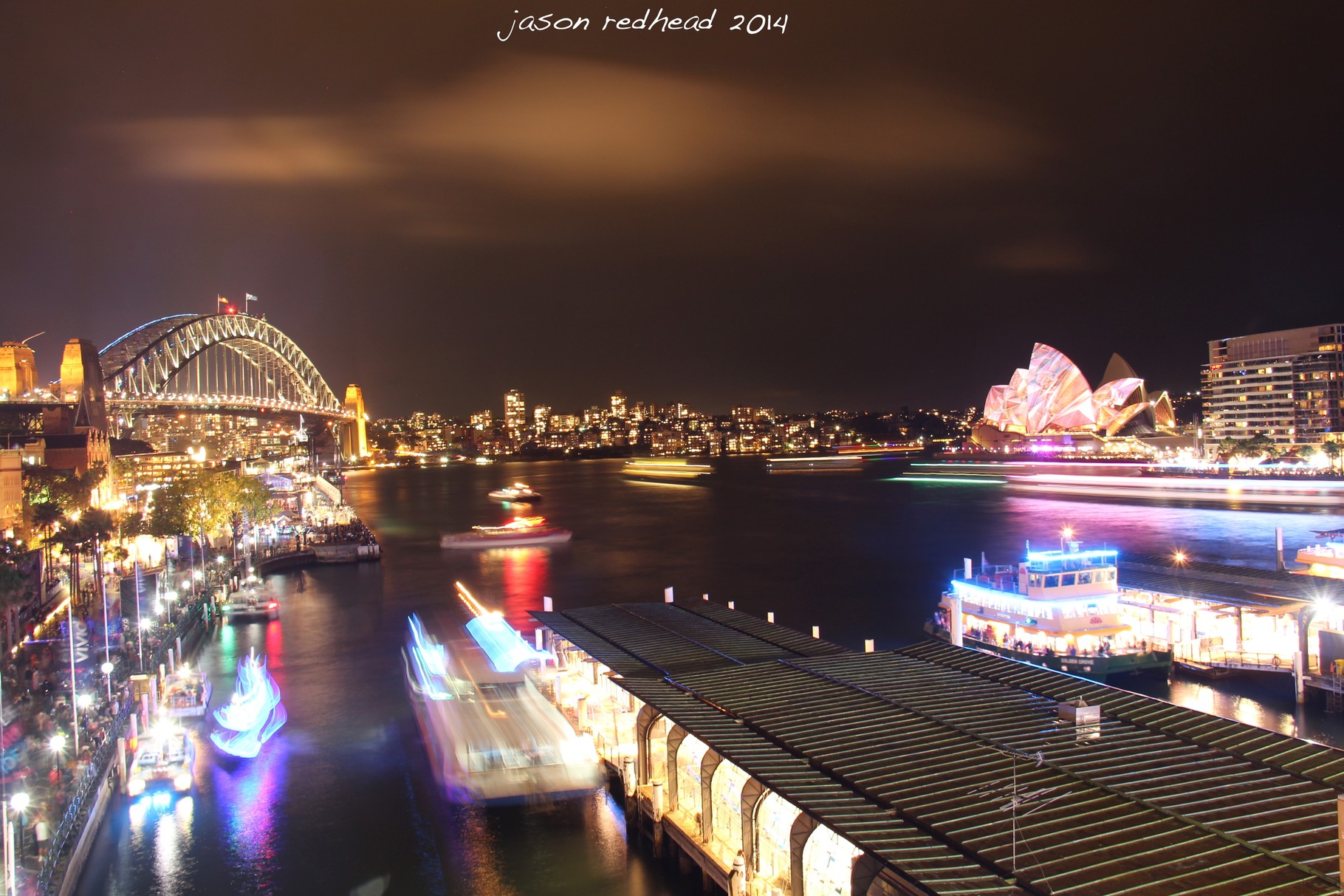  03-05-14 typically iconic; sorry team, but it's back to sydney's icons in all their glory.  how could anyone not enjoy the speed and activity and lights sydney has to offer? circular quay, nsw 