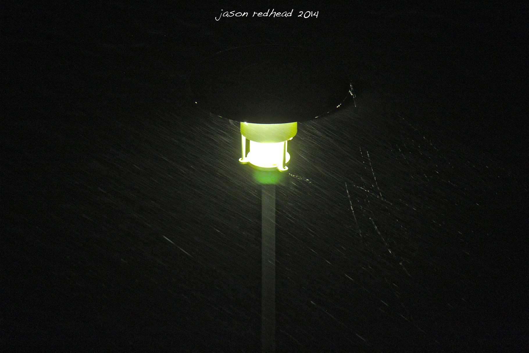  20-10-14 green rain; i only wanted to see you laughing in the purple rain. sorry i'll put a purple light globe in next time. pyrmont , nsw