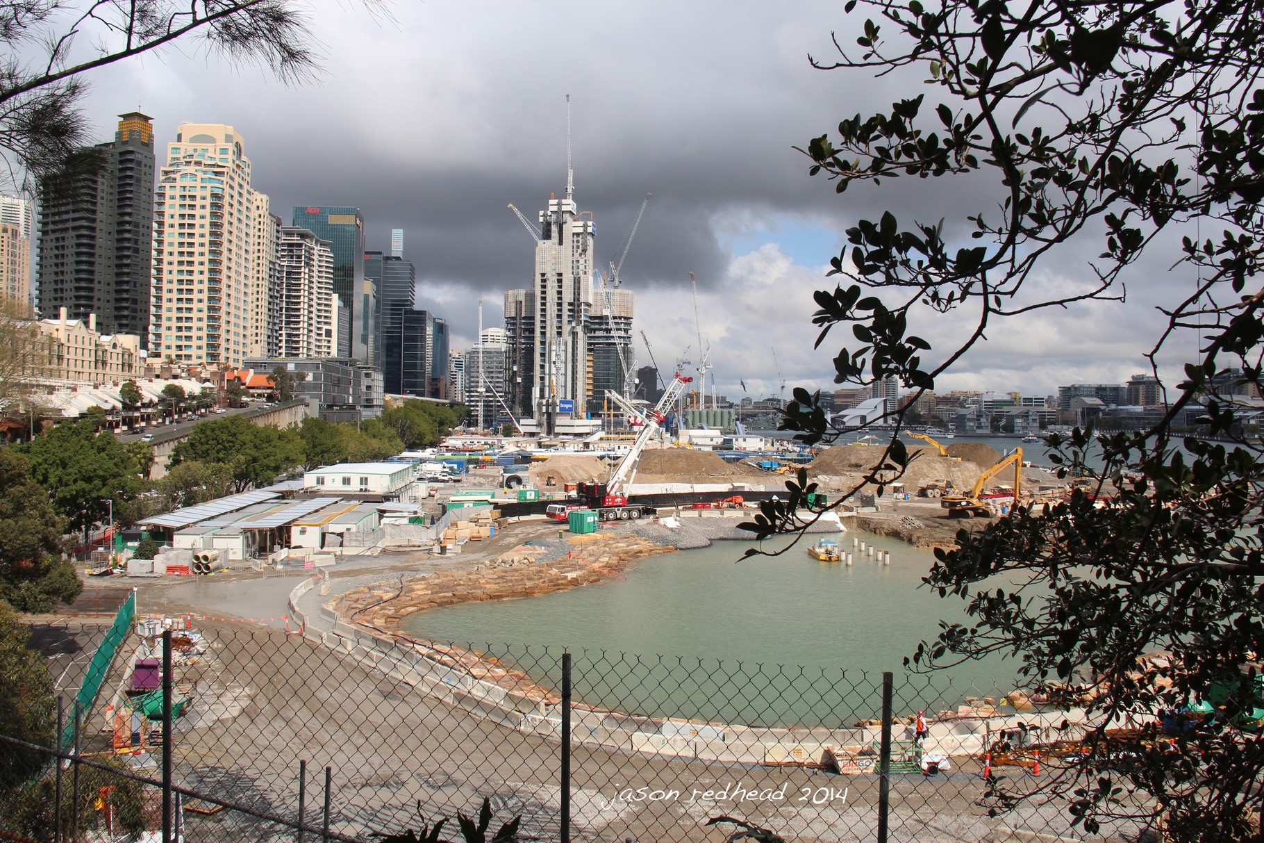  13-09-14 hard hat time; hope the storm doesn't destroy the construction site otherwise james might be a bit grumpy, clyne reserve, nsw 