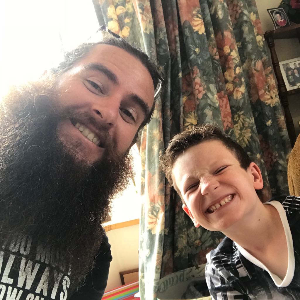Oliver and George and Uncle Dale [Red]