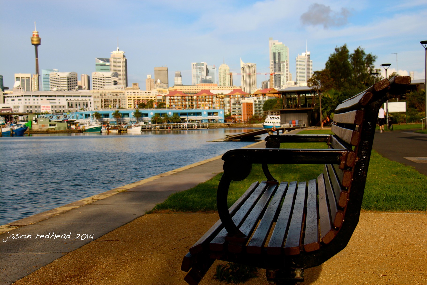  11-04-14 lonley gray cloud; all the gray cloud this week has gone and this little one decided to hang around. blackwattle bay, nsw 
