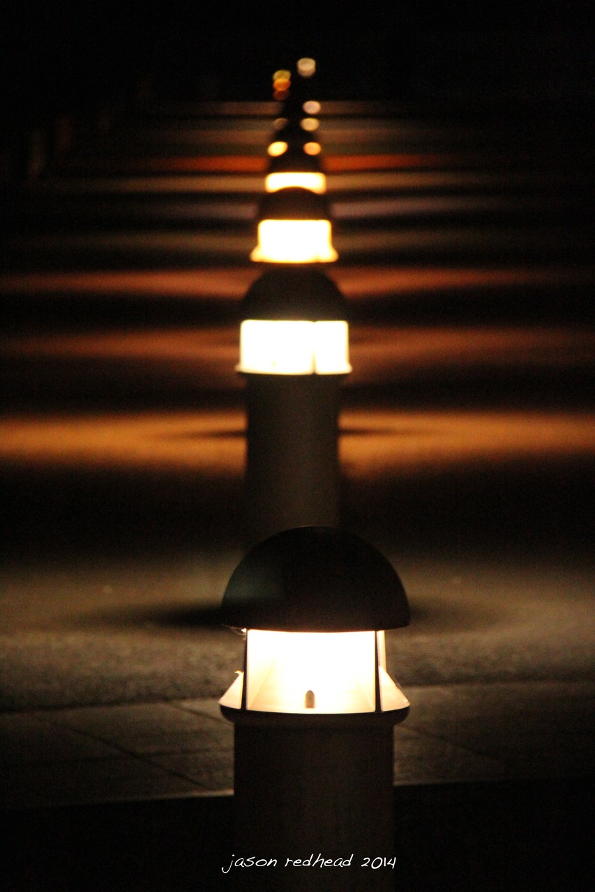   18-07-14 light me up scotty; if i follow these lights i'm not really sure where they'll take me so i just hang here and phtograph them instead. i dont want to hang with scotty anyway. brays point reserve, nsw