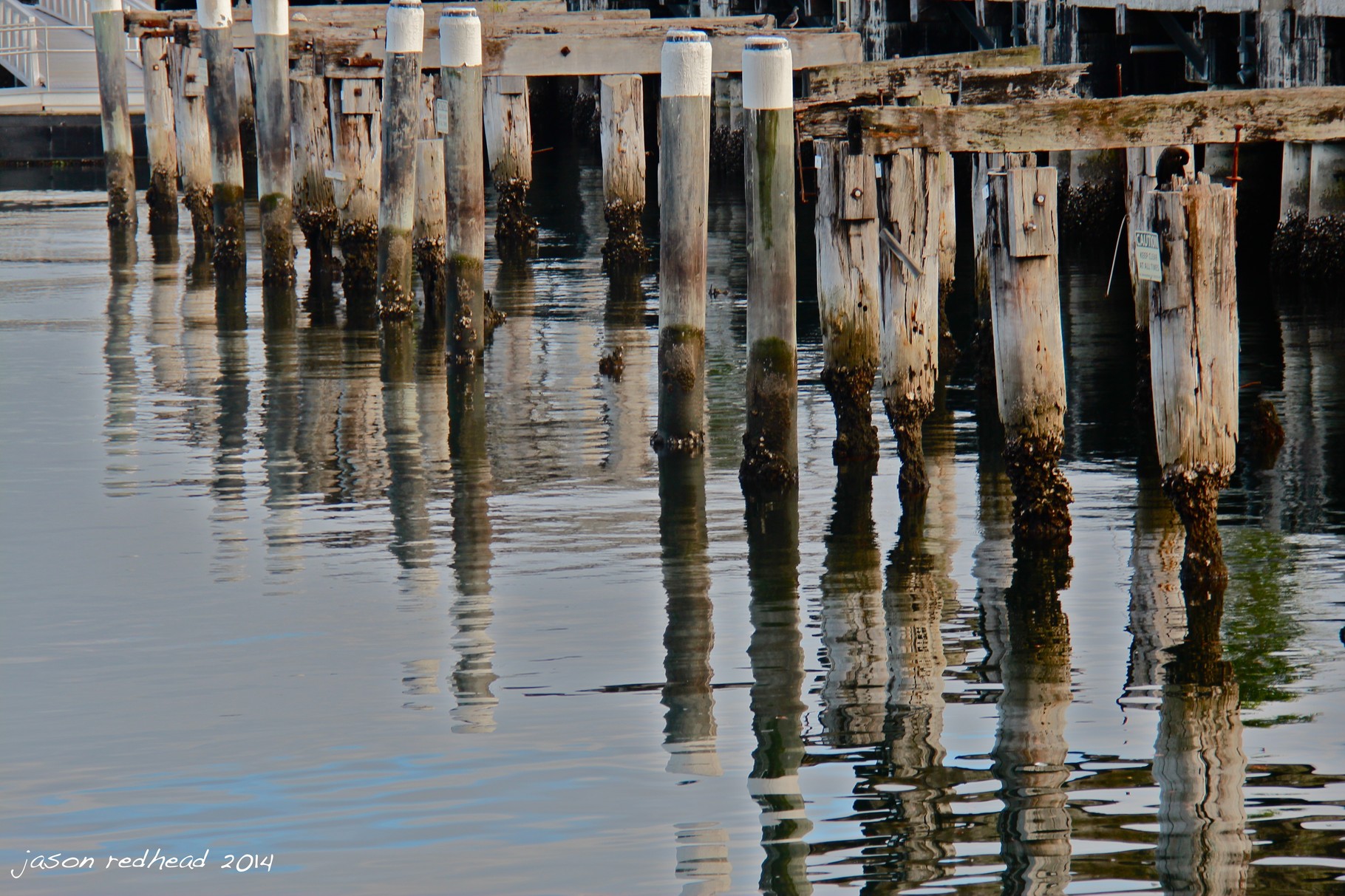  11-12-14 reality versus science; where do the real eroding pylons end and the physics reflection begin? cadi park, nsw