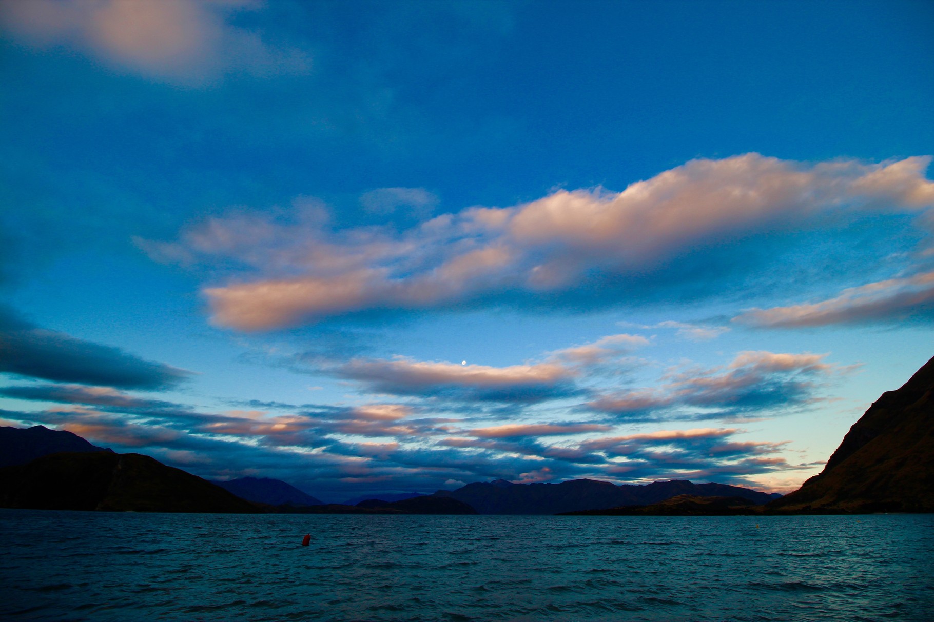 Final light on Glenhdu Bay