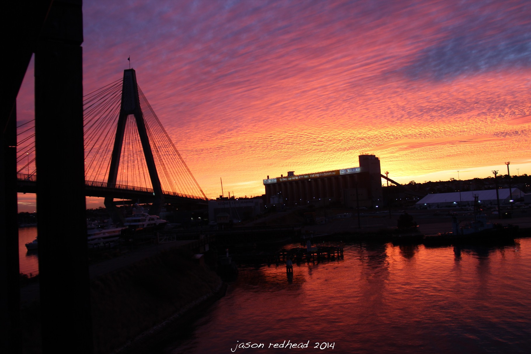  28-07-14 awesome neat zen amazing colours; what a stunning way to end a long day, sitting on the balcony with camera in hand watching science do its thing. pyrmont, nsw 