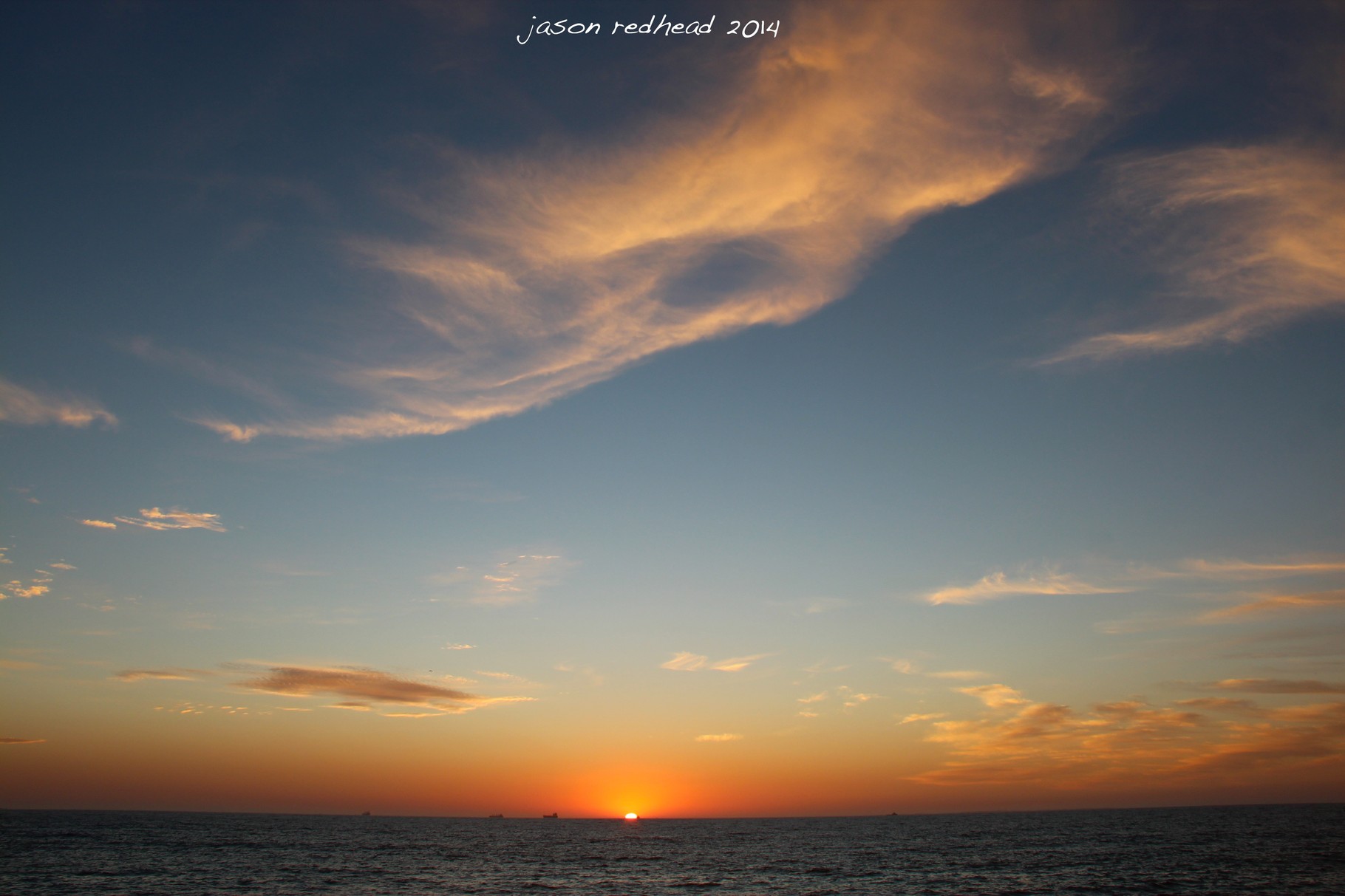  09-11-14 the west showing off; the best place to watch the sun say goodbye as it ducks below the horizon, cottesloe beach, wa