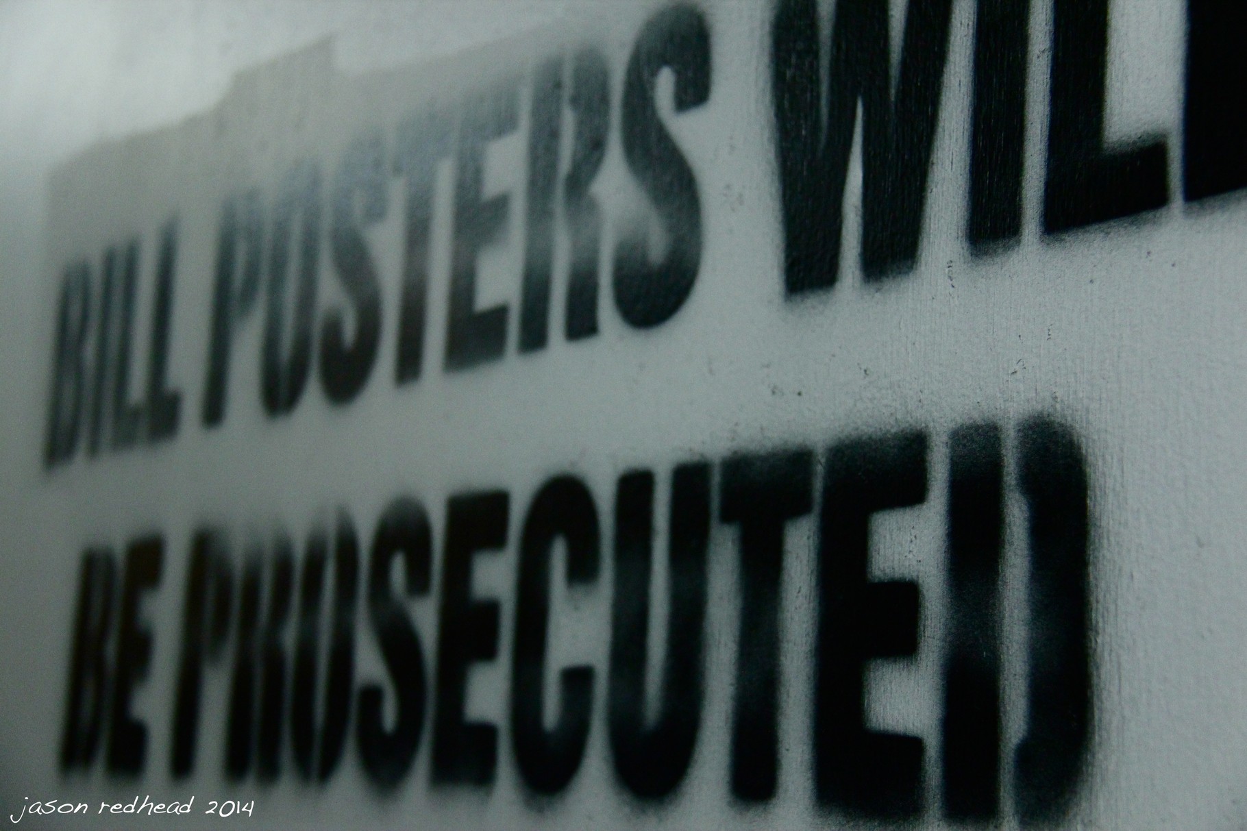  04-11-14 but the bill ended years ago; so why are there still posters about it? and who cares about the bill anyway? why prosecute them? what will you achieve by doing this? darling quarter, nsw