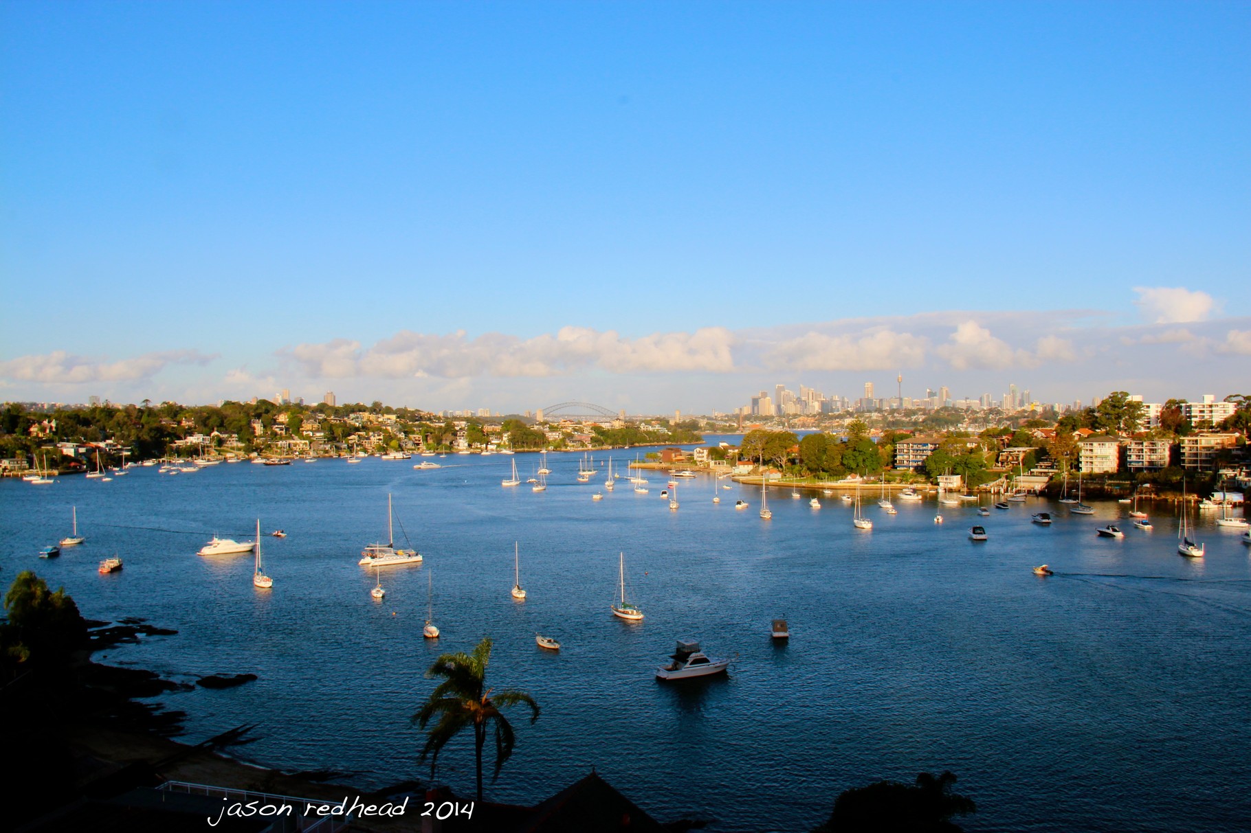  28-04-14 daily commute; this view makes being stuck in traffic most of my journey to and from work worth it, gladesville bridge, nsw 