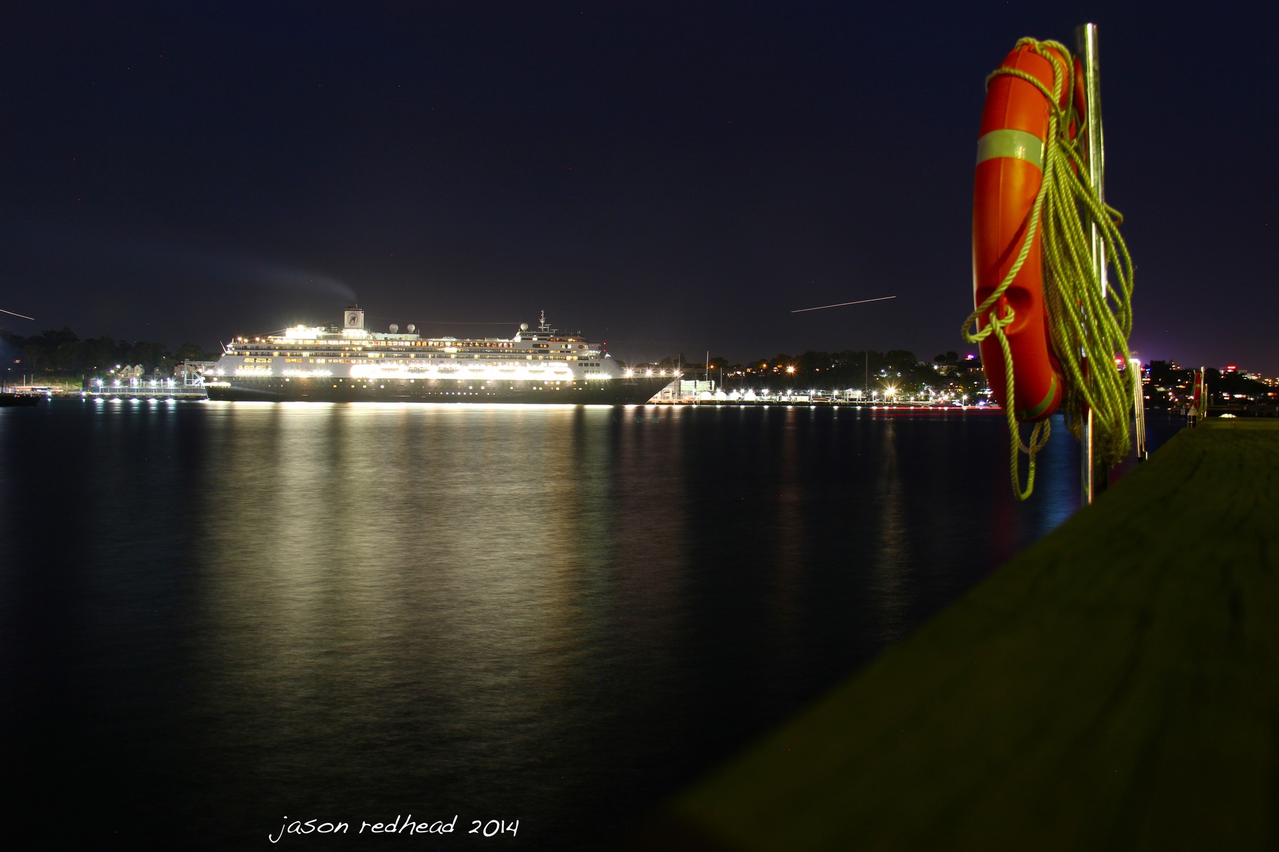  14-11-14 amsterdam bound; maybe i could jump on this ship that has been in harbour the last few days, it might get back to amsterdam just in time to meet anne next august! white bay cruise terminal, nsw