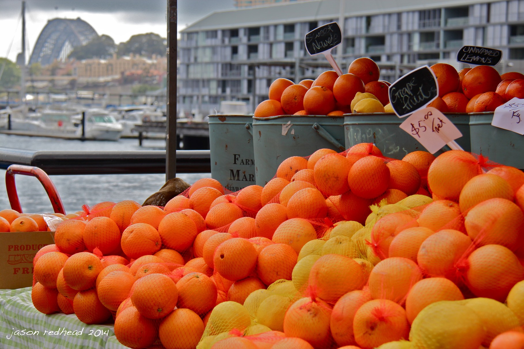  04-10-14 vitamin c heaven; it's that time of the month again. the first saturday of the month brings out all the freshness these amazing farmers have to offer. oj, coffee, bacon and egg roll. what else can you ask for to start your long weekend? pyrmont