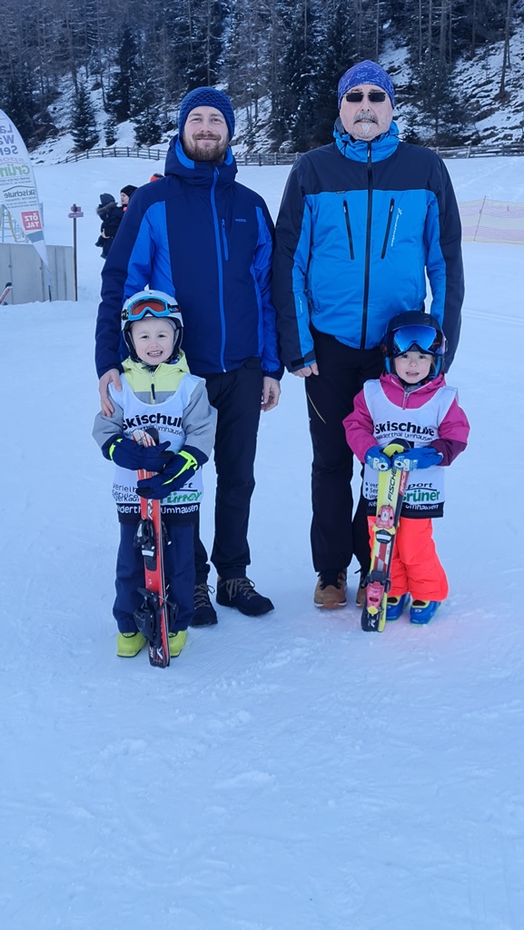 unsere beiden Teilnehmer am Skikurs