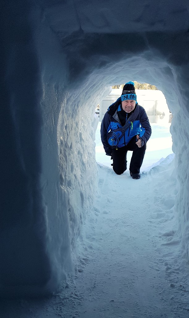 neu war in diesem Jahr das Iglu