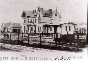 Wildeshauser Bahnhof 1896
