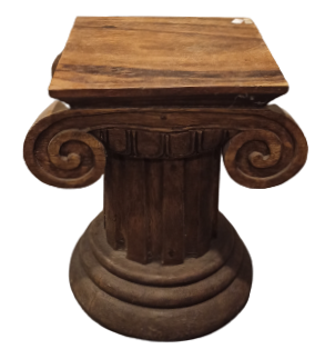 Capitel madera maciza. Origen Tailandia. 42x38x29