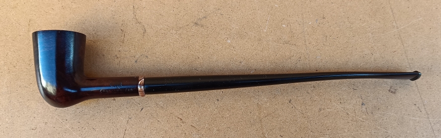 Pipa Ena churchwarden con pisadientes de ebonita. Ref 20534